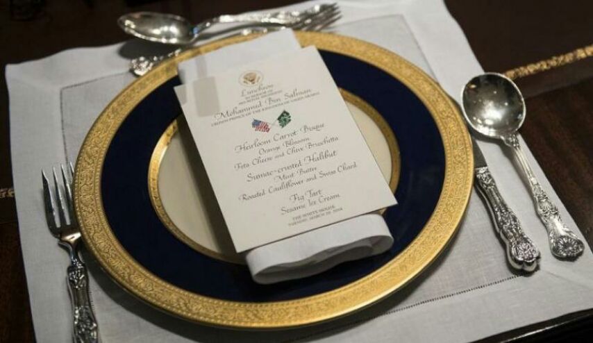 هذه قائمة طعام غداء العمل بين ترامب ومحمد بن سلمان!