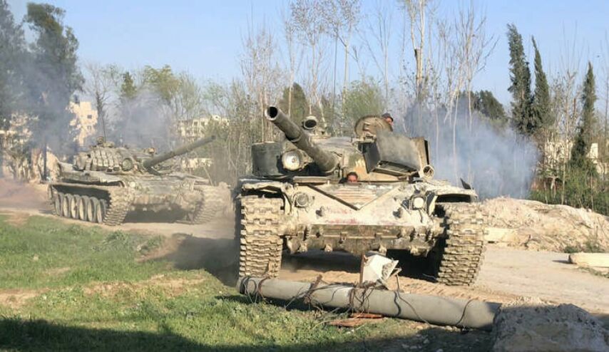 الجيش السوري يستعيد بلدة عين ترما في الغوطة الشرقية