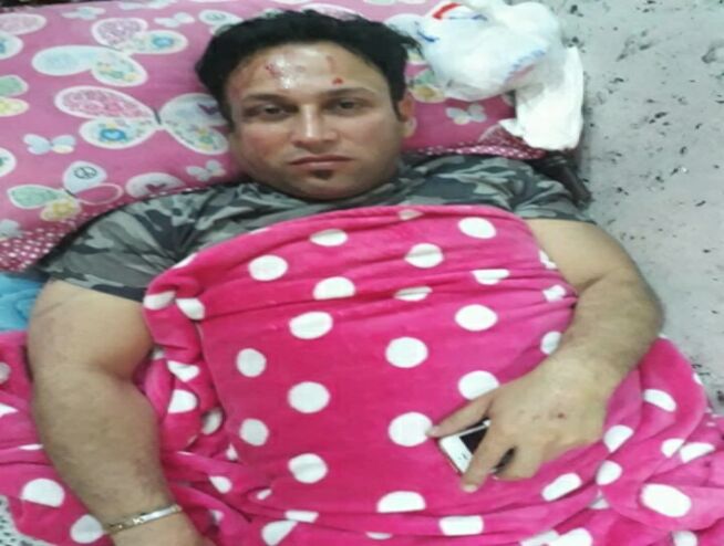 بالصورة..تعرض مقدم برامج رياضية عراقي لحادث سير