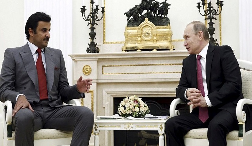 في لقائه مع بوتين.. هذا ما قاله بوتين لأمير قطر حول ازمات المنطقة؟