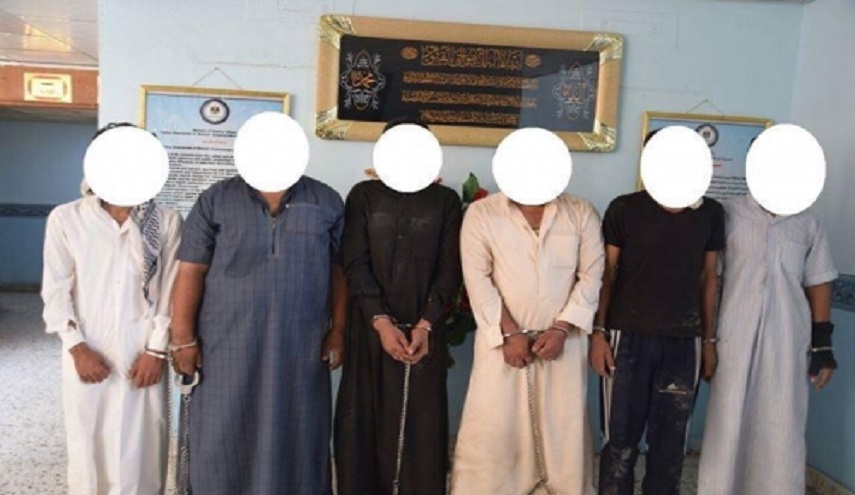 شاهد بالصور..القبض على اخطر عصابة للسطو المسلح في البصرة