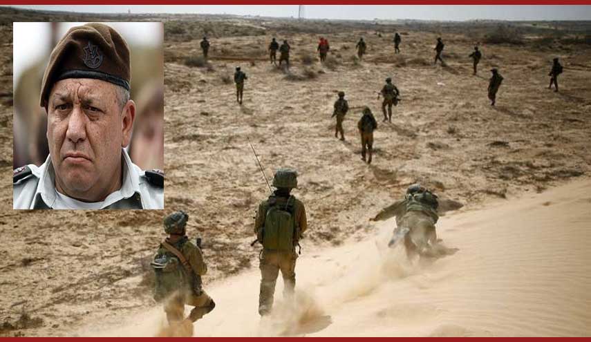 رئيس الأركان الإسرائيلي يرجح حربا مدمرة هذا العام