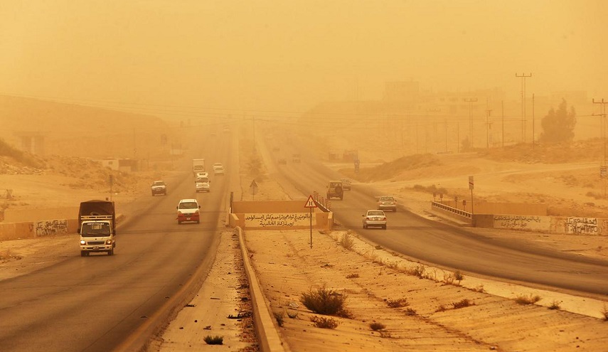 الارصاد المصرية تعلق على تعرض البلاد لعاصفة ترابية جديدة