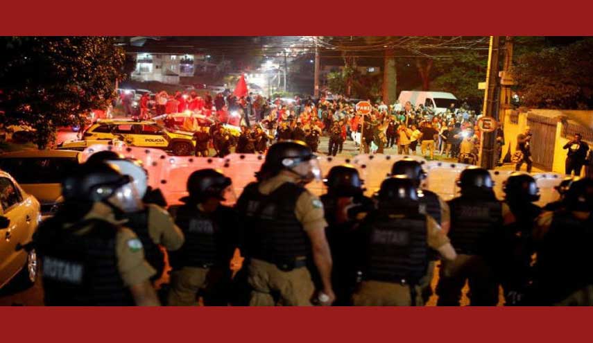 إصابات بين محتجين على اعتقال الرئيس البرازيلي الأسبق