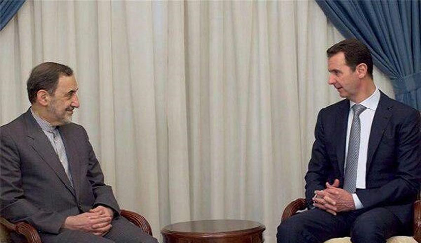 ولايتي يلتقي الرئيس السوري