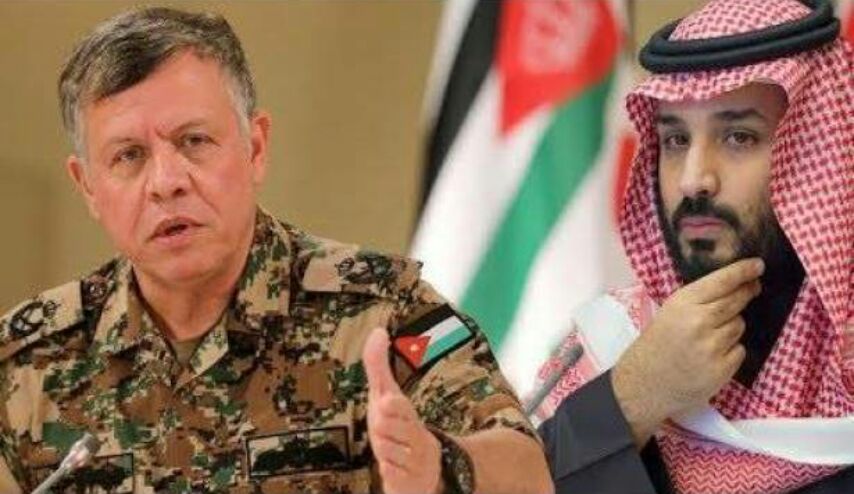 ملك الأردن تجنب مصافحة محمد بن سلمان
