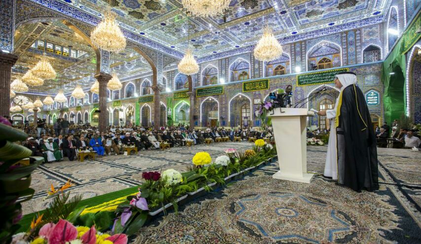 مهرجان ربيع الشهادة.. الإمام الحسين كافح باسم الإنسانية، والمرجعية حركت وجدان الأمة
