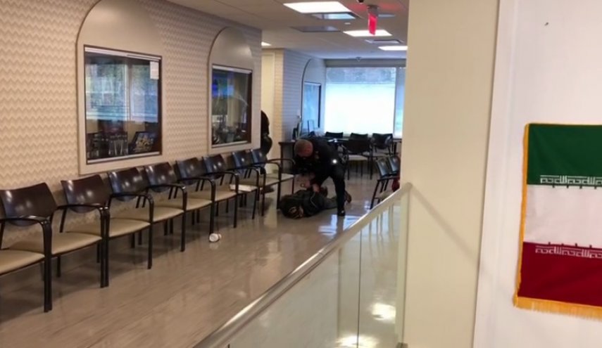 مهاجم مسلح يقتحم مكتب رعاية المصالح الايرانية في واشنطن