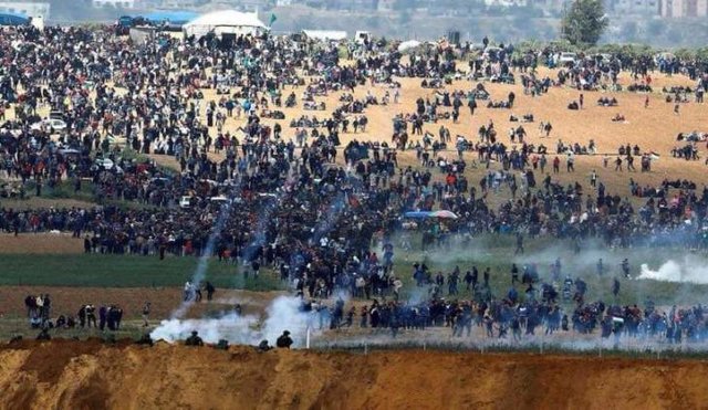  پنجمین تظاهرات "بازگشت" درغزه برگزار شد