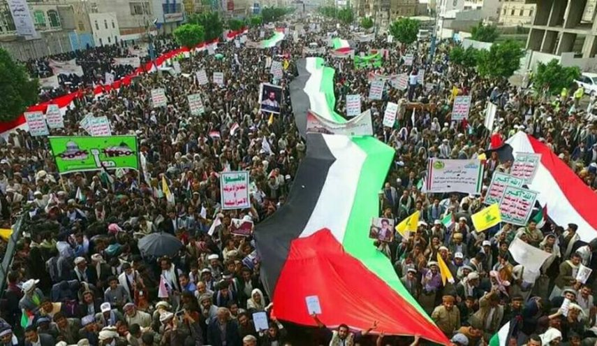 دعوات يمنية للتظاهر بصنعاء نصرة للشعب الفلسطيني