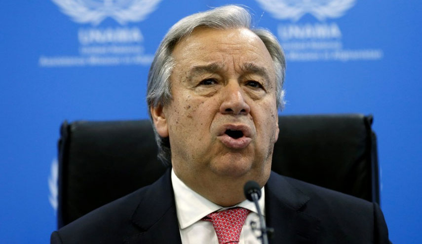 غوتيريش يحث ترامب على عدم الإنسحاب من الاتفاق النووي