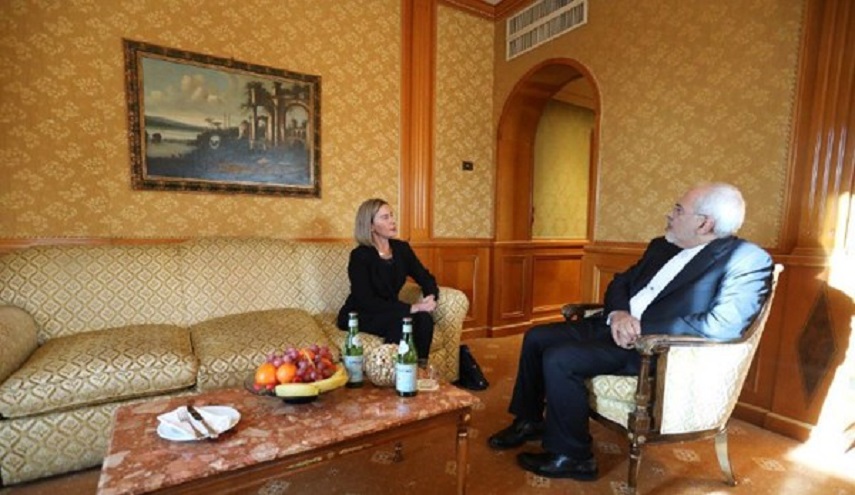 الاتحاد الاوروبي يصف لقاء موغريني مع ظريف بانه بناء للغاية