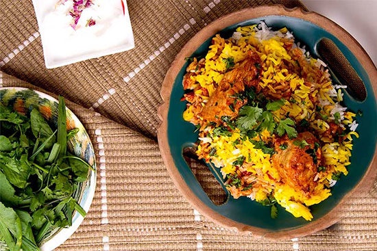 بریانی مرغ کویتی غذایی لذیذ برای سحری