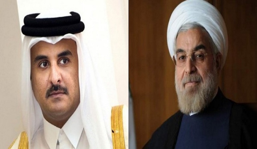  أمير قطر يهاتف الرئيس روحاني..هذا ما دار بين الجانبين 