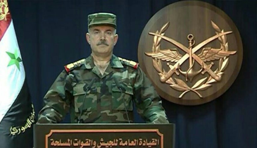 بيان الجيش السوري حول عمليات الحجر الاسود ومخيم اليرموك