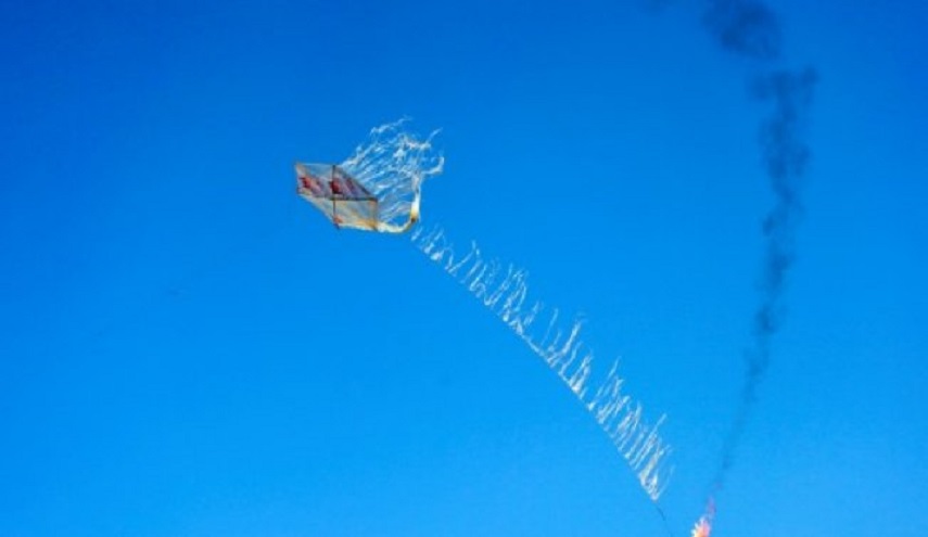  حريقان جديدان بـ"غلاف غزة" بفعل الطائرات الحارقة 