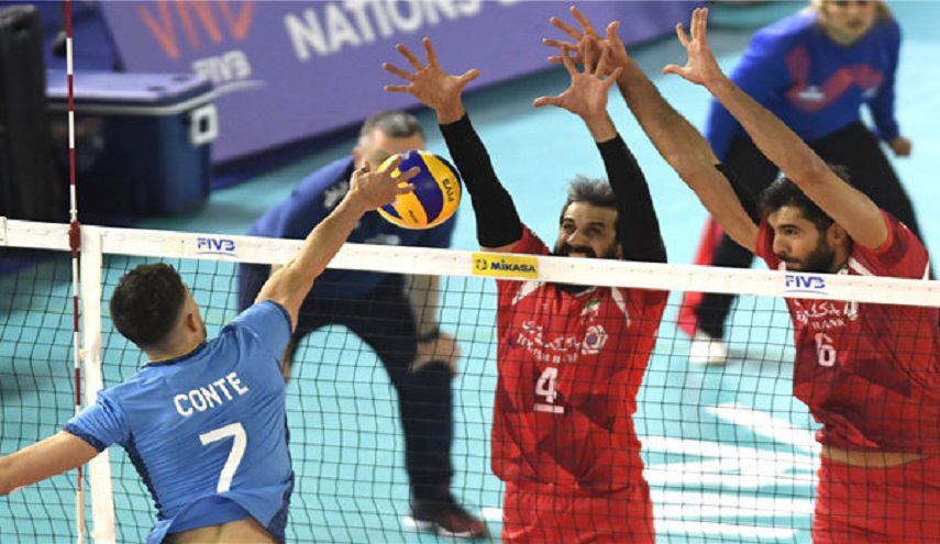 ايران تهزم الارجنتين في عقر دارها في دوري الأمم لكرة الطائرة 