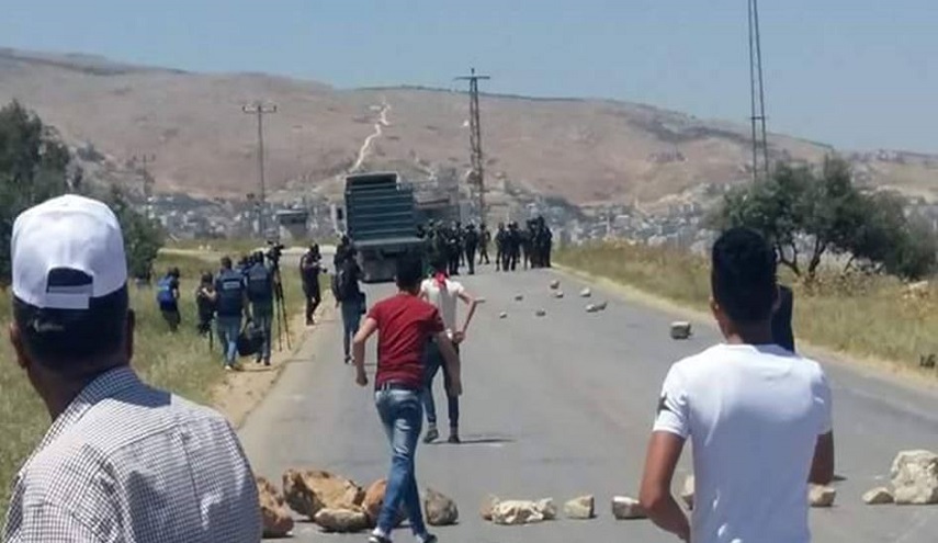 إصابة شابين في مواجهات جنوب نابلس