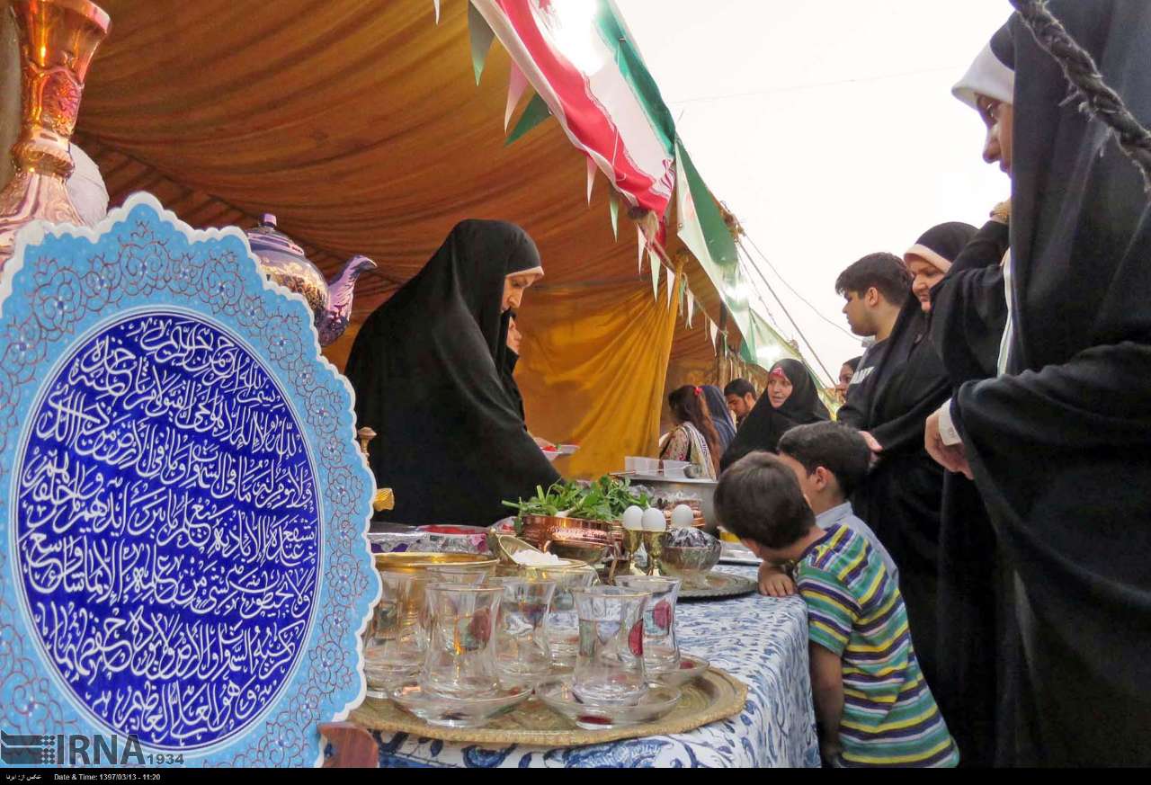 سفره ايراني در جشنواره رمضان پاكستان
