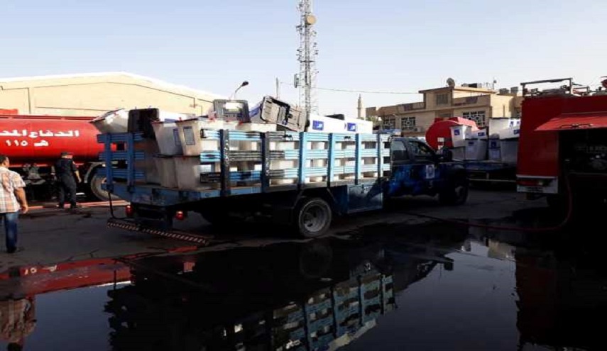 العراق .. خيارات مفوضية الانتخابات بعد حريق مخازن الرصافة