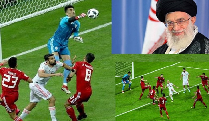  الامام الخامنئي يوجه رسالة لاعضاء المنتخب الايراني بمونديال روسيا 