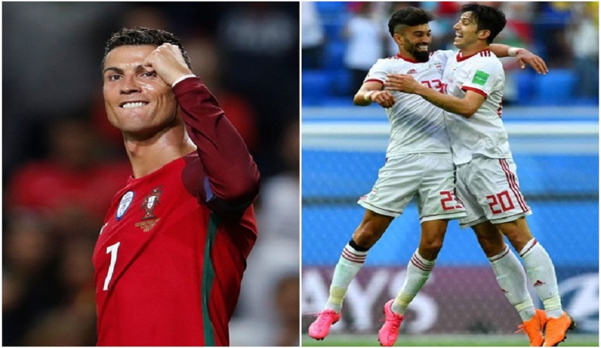 اهداف مباراة البرتغال وايران .. شاهد فيديو أهداف مباراة ايران والبرتغال(1_1)