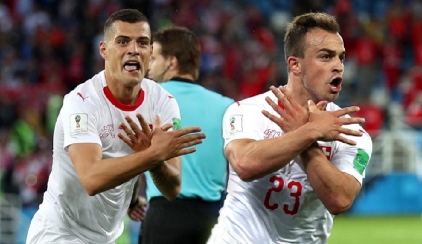  الفيفا يعاقب ثلاثي سويسرا بسبب "النسر الألباني"