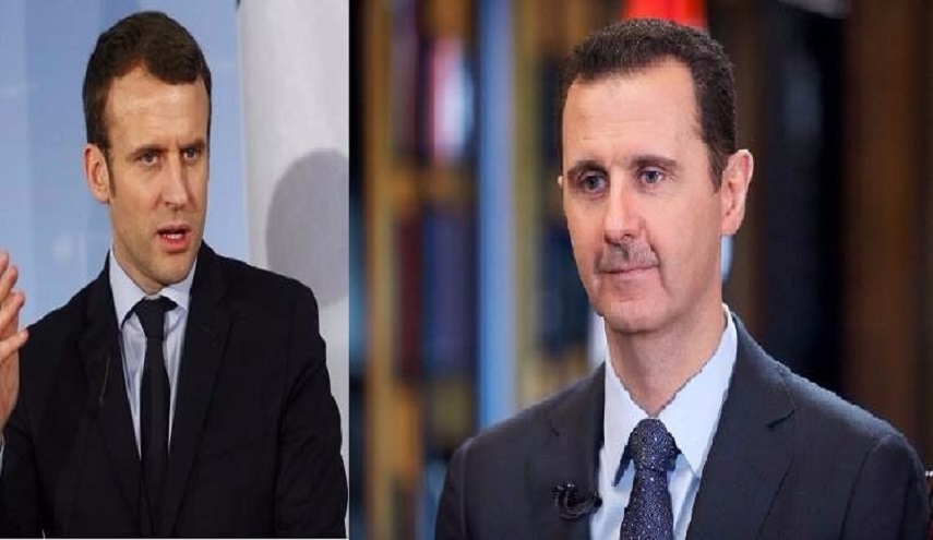 ماكرون “يغازل” الرئيس الأسد !