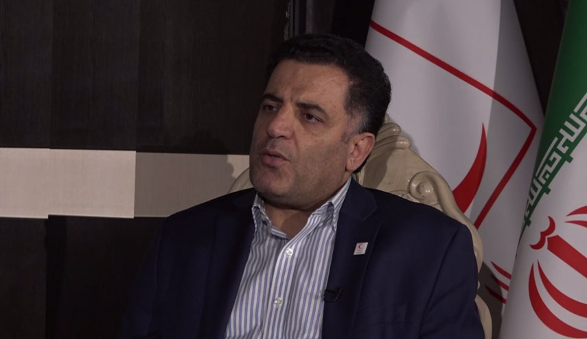 لقاء خاص مع رئيس جمعية الهلال الاحمر الايرانية