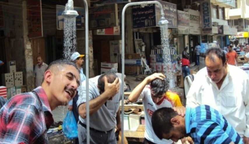 الانواء العراقية تنشر جدولا بدرجات الحرارة للايام المقبلة تصل الى نصف درجة الغليان