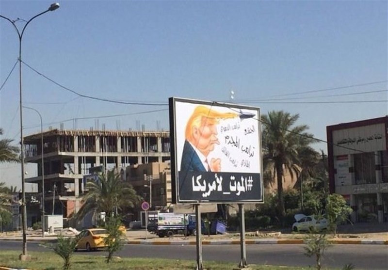 شعار «مرگ بر آمریکا» در خیابانهای بغداد