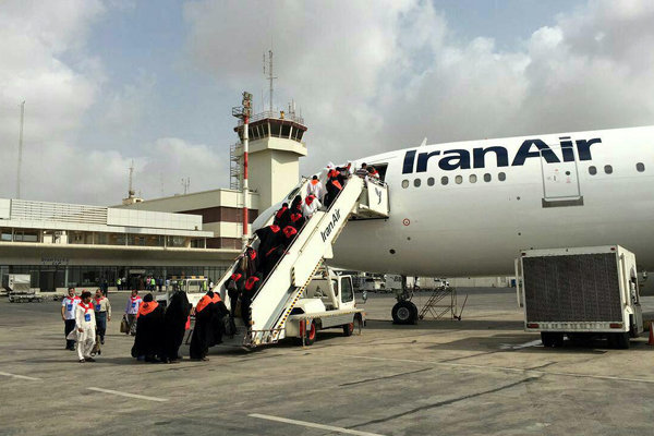 انتقال حجاج از 10 ايستگاه پروازي با هواپيمايي ايران