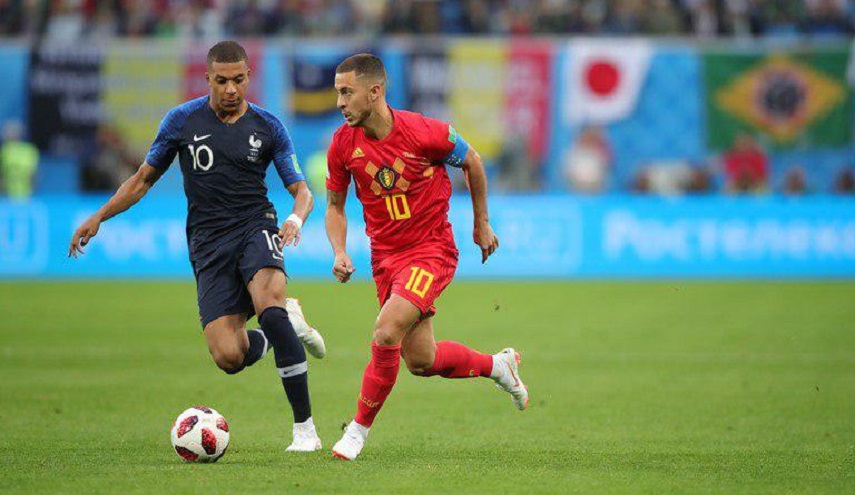 اهداف مباراة بلجيكا وفرنسا.. شاهد فيديو أهداف مباراة فرنسا وبلجيكا(1_0)