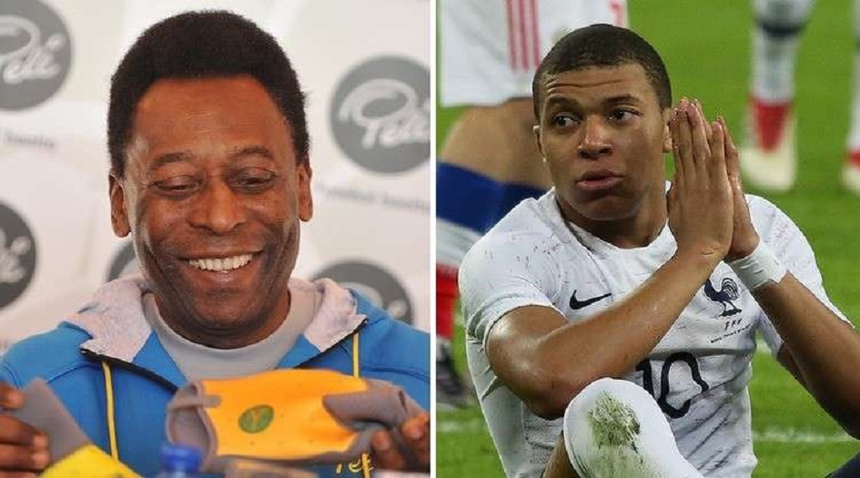 مبابي يرد على بيليه