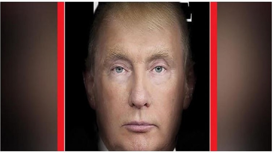 مجلة Time تدمج صورتَي ترامب وبوتين في وجهٍ واحدٍ على غلافها