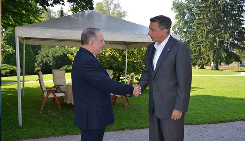 هذا ما قاله الرئيس السلوفيني خلال استقباله السفير الايراني في لوبليانا..