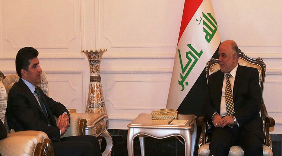 العبادي وبارزاني يبحثان تشكيل الحكومة