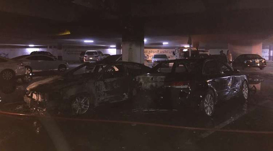 نشوب حريق في مطار الملك خالد الدولي بالرياض (فيديو)