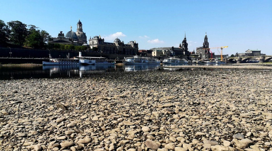 الجفاف يجتاح أوروبا ويكشف عن أسلحة من الحرب العالمية الثانية