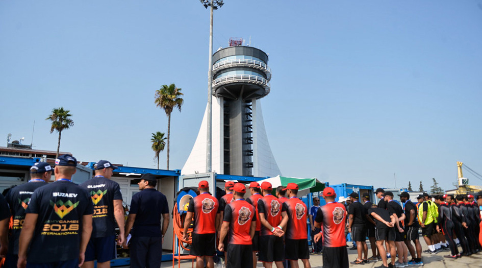 بالصور... بطولة الغطس لجيوش العالم في نوشهر