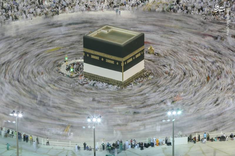  نماي زيبايي از كعبه