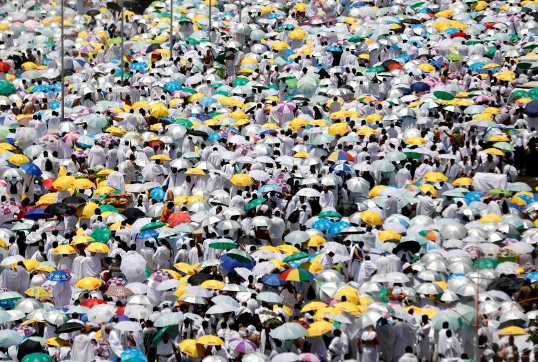 تصاویر رویترز از گردهمایی عظیم حج