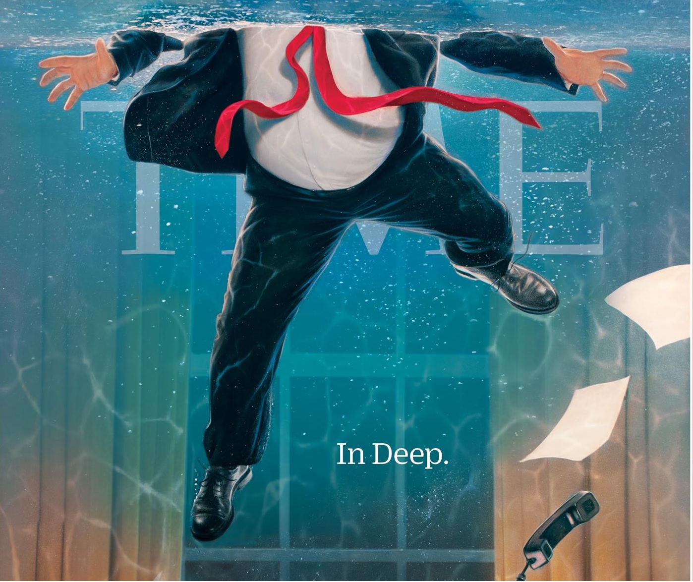 مجلة "التايم" تكشف حقيقة غلاف "ترامب الغارق"