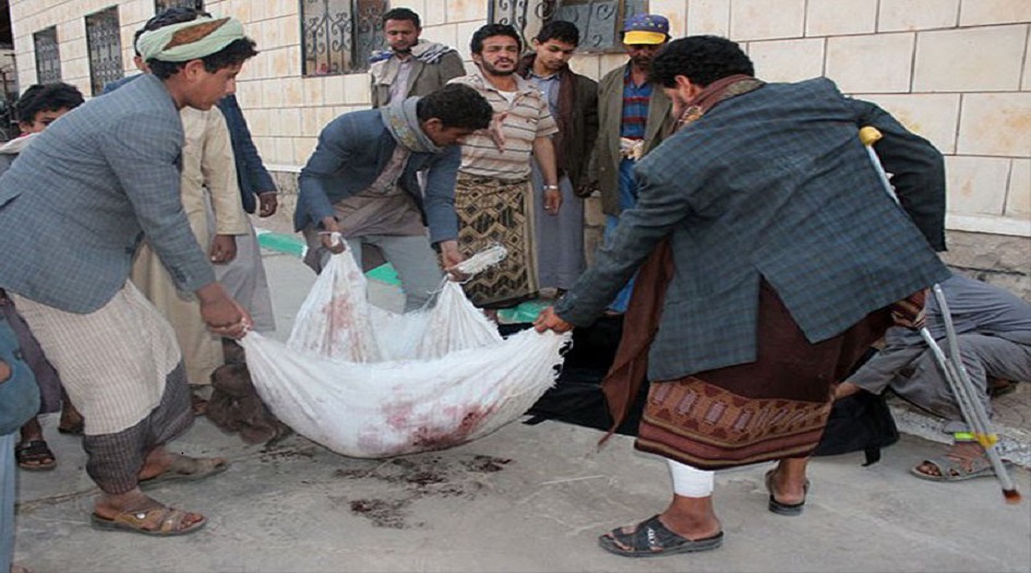 استشهاد وإصابة 13 مدنيا بقصف لتحالف العدوان بالدريهمي
