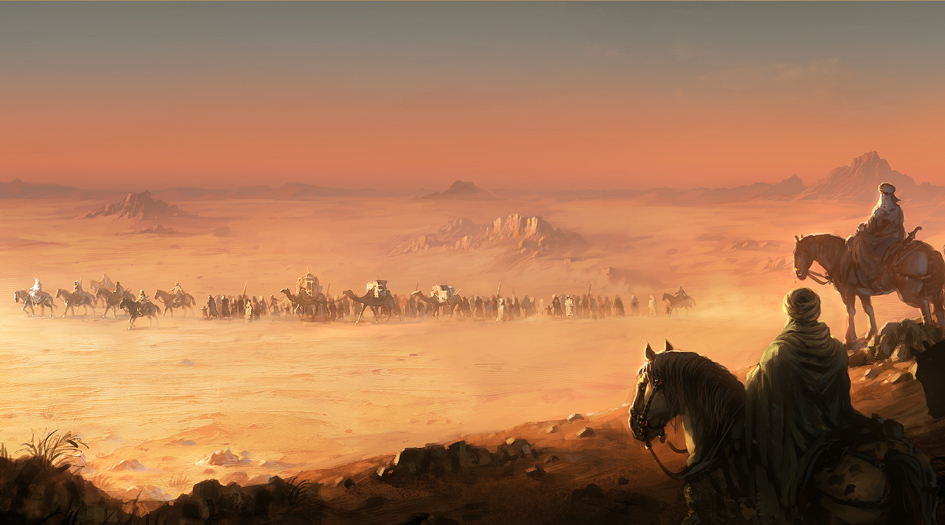 انفوغراف.. حركة الإمام الحسين عليه السلام من المدينة إلى كربلاء..