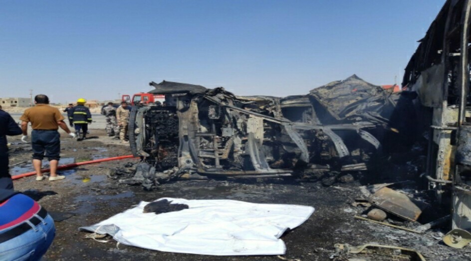 كشف هوية ضحايا تفجير المطعم في شمال تكريت