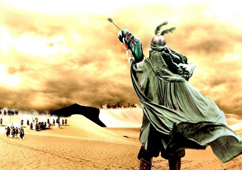گریه های امام حسین علیه السلام در کربلا 