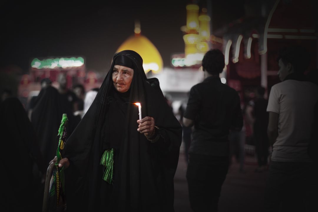 گزارش تصويري از شام غريبان در كربلا 