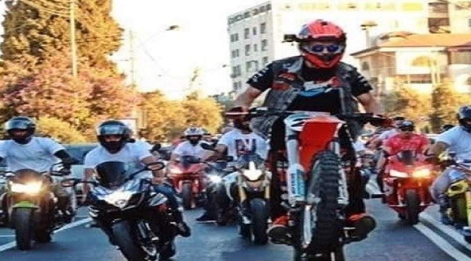 مسيرة بالدراجات النارية بإيطاليا تضامنا مع الفلسطينيين