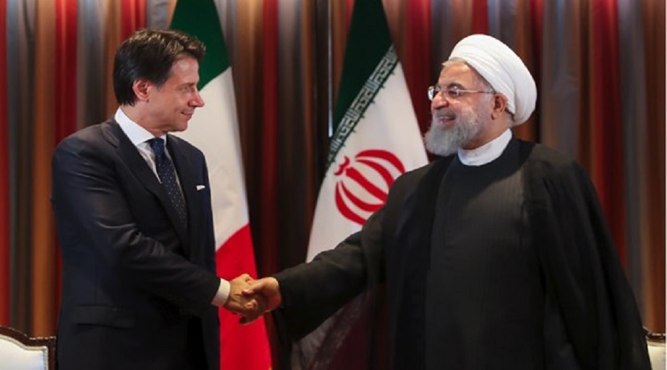 الرئيس الايراني يلتقي نظيره السويسري ورئيسي وزراء ايطاليا واليابان